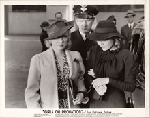 Girls on Probation Shirley Bromley Jane Bryan handcuffed together 5x7 photo