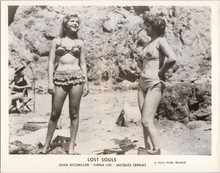 Virna Lisi in bikini on beach 1959 Lost Souls movie 5x7 inch photo