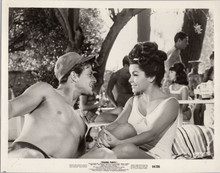 Pajama Party Tommy Kirk Annette Funicello on beach 5x7 inch publicity photo