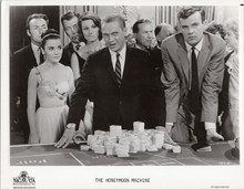 The Honeymoon machine Steve McQueen in casino with chips at table 5x7 photo