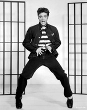 Jailhouse Rock Elvis Presley full length pose in black 5x7 photo
