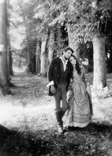 La Traviata 1983 Placido Domingo Teresa Stratas walk in woods 5x7 inch photo