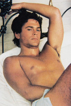 Rob Lowe vintage 4x6 inch real photo #32819