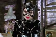 Michelle Pfeiffer as Catwoman with smudged lipstick 4x6 inch real photograph