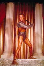 Kirk Douglas in macho stance with sword as Spartacus 4x6 inch real photograph