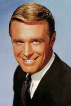 George Peppard smiling studio portrait in suit Breakfast at Tiffany's  4x6 photo