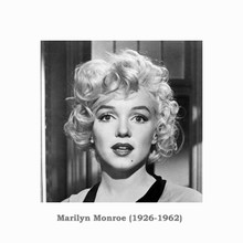 Marilyn Monroe 12x12 inch memorial poster 1926-1963 Some Like it Hot as Sugar