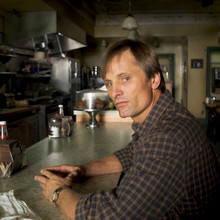 History of Violence Viggo Mortenson behind counter in his diner 12x12 inch photo