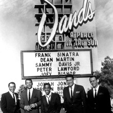 Ocean's 11 Sinatra Martin Davis Jnr Bishop & Lawford by Vegas Sands 12x12 photo