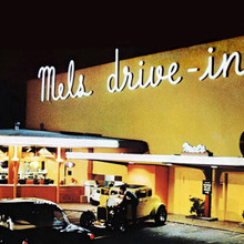 American Graffiti 12x12 inch photograph Mel's Drive In at night