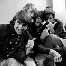 The Monkees cool pose of Davy Michael Micky & Peter doing thumbs up 12x12 photo