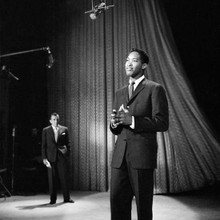 Sam Cooke appearing on The Ed Sullivan Show 12x12 photo
