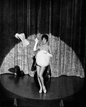 Gypsy Natalie Wood on stage naked behind fur as throws away basque 12x18  Poster