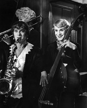 Some Like It Hot Tony Curtis Jack Lemmon plays sax & base in band 12x18  Poster