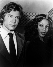 Donna Summer candid rare 1970's pose with Harrison Ford 12x18  Poster