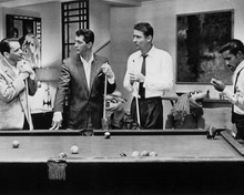 Ocean's Eleven Frank Sinatra Dean Martin Lawford Davis play pool 12x18  Poster
