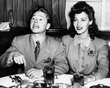 Mickey Rooney Ava Gardner newlyweds on a date 12x18  Poster