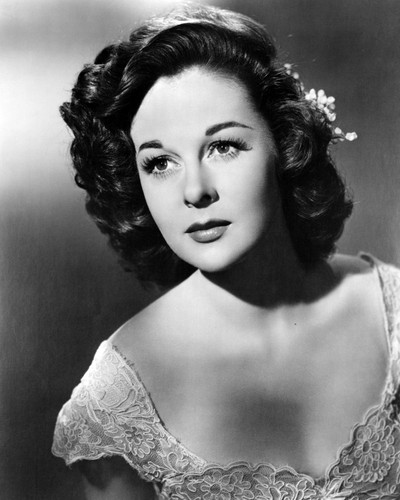 Susan Hayward portrait with flower in hair 12x18 Poster - The Movie Store