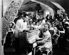 Casablanca Humphrey Bogart Dooley Wilson singing together 12x18  Poster