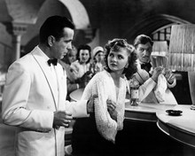 Casablanca Humphrey Bogart Madeleine Lebeau at the bar 12x18  Poster