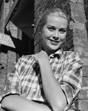 Grace Kelly smiling pose in checkered blouse 12x18  Poster
