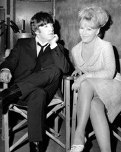 A Hard Day's Night John Lennon on set with visiting Julia Foster 12x18  Poster