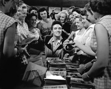 Jailhouse Rock Elvis Presley in record store signing autographs 12x18  Poster