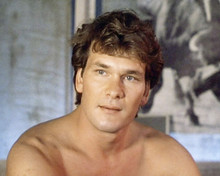 Patrick Swayze young bare chested pose 12x18  Poster