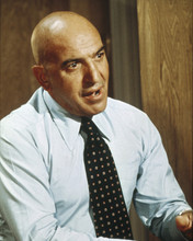Telly Savalas in shirt and tie as Theo Kojak 12x18  Poster