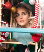 Emilia Clarke looking out of window Last Christmas 2019 12x18  Poster