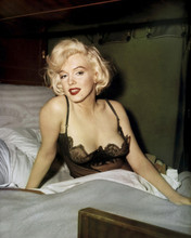 Some Like It Hot Marilyn Monroe sexy in low cut  neglige as Sugar 12x18  Poster
