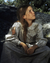 Little House on the Prairie Melissa Gilbert as Laura in torn dress 12x18  Poster