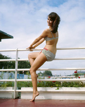 Claudine Auger Bond girl pin-up full length in bikini 12x18  Poster
