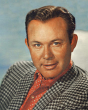 Jim Reeves 1950's portrait in red shirt and checkered jacket 12x18  Poster