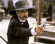 Tombstone Sam Elliott as Virgin Earp pointing gun 12x18  Poster
