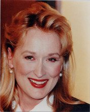 Meryl Streep candid smiling 8x10 press photo circa 1980's