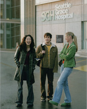 Grey's Anatomy 8x10 photo outside SGH Sandra Oh T.R. Knight Katherine Heigl