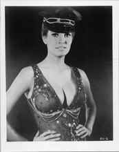 Raquel Welch original 1970's 8x10 photo huge cleavage in bustiere and cap sexy