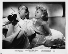 The Happy Thieves original 1962 8x10 photo Rex Harrison Rita Hayworth drink