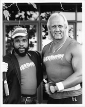 The A Team original 8x10 photo Mr T Hulk Hogan pose together