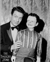 The Twilight Zone 1980's 8x10 publicity photo Cliff Robertson with dummy