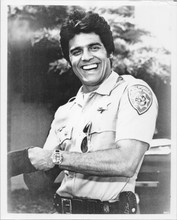 Erik Estrada as Ponch 8x10 smiling photo from the 1970's CHIPS TV series