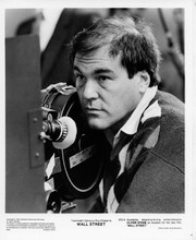 Oliver Stone original 8x10 photo 1987 on set filming Wall Street