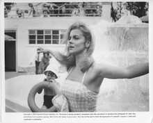 Tommy original 1974 8x10 photo Ann-Margret arms outstretched near fountain