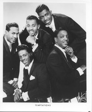 The Temptations original 1970's 8x10 group photo taken from 1960's