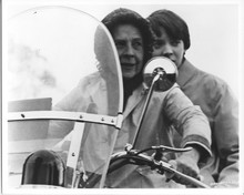 Harold and Maude 8x10 real photo Ruth Gordon Bud Cort ride Moto Guzzi motorbike