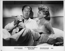 The Happy Thieves original 8x10 photo 1962 Rita Hayworth Rex Harrison in bed