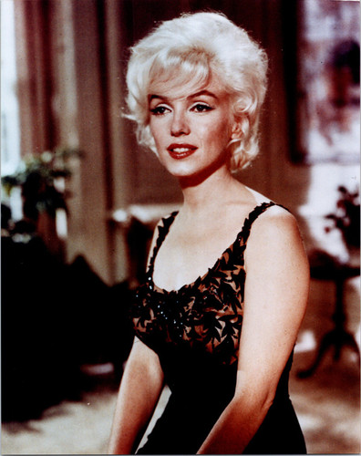 Marilyn Monroe Black and White Printed Dress Something's Gotta Give