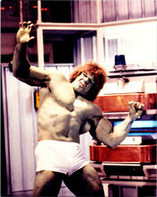 Lou Ferrigno as The Incredible Hulk roaring with fists vintage 8x10 photo from