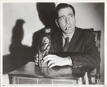 Humphrey Bogart with bird The Maltese Falcon 1970's 8x10 photo on fiber paper